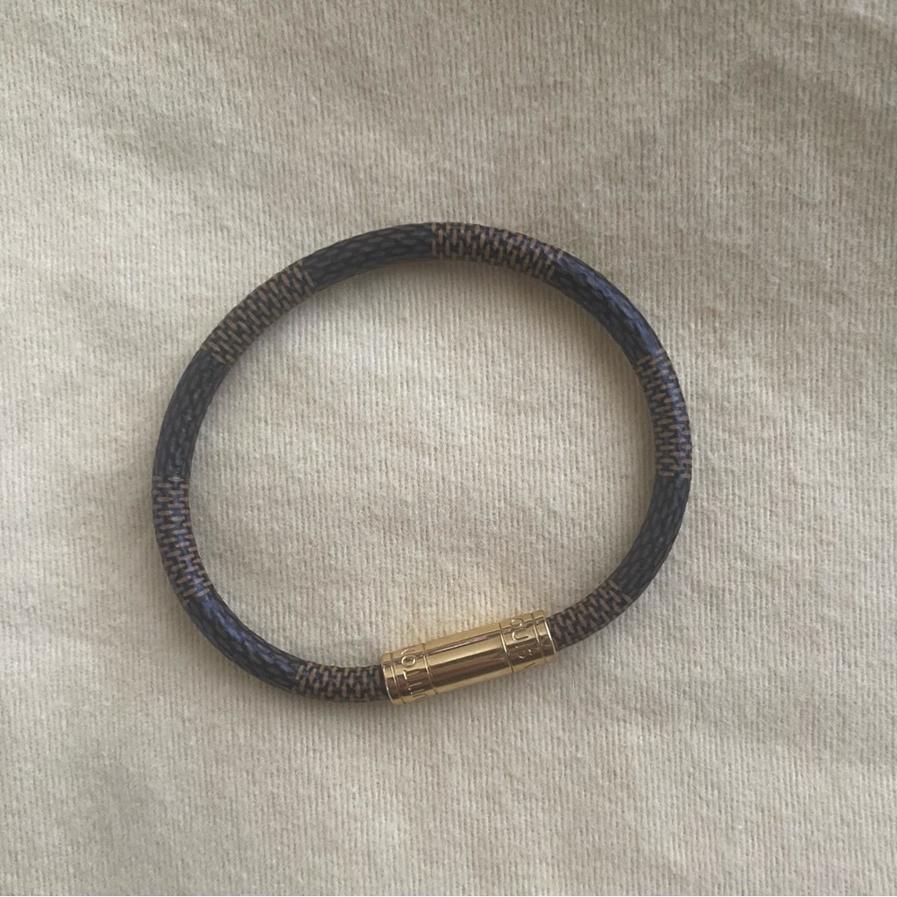 LV Damier Ebene Keep It Bracelet 19